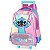 MOCHILA DE RODINHA MENINA INFANTIL LILO STITCH - Imagem 7