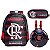 KIT MOCHILA COSTAS LANCHEIRA ESTOJO INFANTIL FLAMENGO - Imagem 1