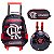 KIT MOCHILA DE RODINHAS ESTOJO E LANCHEIRA FLAMENGO - Imagem 1