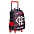 KIT MOCHILA DE RODINHAS ESTOJO E LANCHEIRA FLAMENGO - Imagem 4