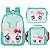 KIT MOCHILA LANCHEIRA ESTOJOB BOLSA PET CUTE - Imagem 1