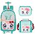 KIT MOCHILA DE RODINHA LANCHEIRA ESTOJO UP4YOU CUTE PET - Imagem 1