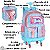 MOCHILA COM 4 RODAS ESCOLAR MENINA BARBIE - Imagem 3