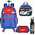KIT MOCHILA DE RODINHA ESTOJO LANCHEIRA GARRAFA HOT WHEELS - Imagem 2