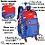 KIT MOCHILA DE RODINHA ESTOJO LANCHEIRA GARRAFA HOT WHEELS - Imagem 3