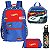 KIT MOCHILA ESTOJO LANCHEIRA GARRAFA HOT WHEELS - Imagem 1