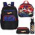 KIT MOCHILA ESTOJO LANCHEIRA GARRAFA HOT WHEELS - Imagem 2