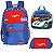 KIT MOCHILA LANCHEIRA ESTOJO ESCOLAR HOT WHEELS - Imagem 1