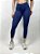 Calça Legging Fitness Capri Feminino ROMA Básica Azul Escuro - Imagem 1