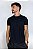 Camiseta Fitness Manga Curta Masculino ROMA Básica Preto - Imagem 4