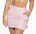 Saia Fitness  Feminino ROMA Shorts Interno Bolsos Rosa Claro - Imagem 1