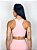 Top Fitness Médio Impacto Emana Feminino ROMA Básico Rosa Claro - Imagem 3
