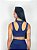 Top Fitness Médio Impacto Feminino ROMA Duplo Azul Escuro - Imagem 3