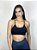 Top Fitness Médio Impacto Feminino ROMA Nadador Curto Preto - Imagem 1