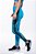Calça Legging Fitness Longa Feminino ROMA Estampa Lateral Azul Médio - Imagem 2