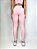 Calça Legging longa Emana Fitness Feminino  ROMA Costura Frontal Rosa Claro - Imagem 3