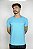 Camiseta Fitness Manga Curta Masculino ROMA Recorte Costas Verde Médio - Imagem 1