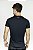 Camiseta Fitness Manga Curta Masculino ROMA Recorte Lateral Preto - Imagem 3