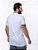 Camiseta Longline Manga Curta Masculino ROMA Fraldada Branco - Imagem 3