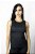 Regata Fitness Nadador Feminino ROMA Tela Lateral Preto - Imagem 1