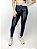 Calça Legging Fitness Longa Feminino ROMA Bicolor Azul/Preto Escuro - Imagem 1