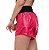 Shorts Fitness Curto Feminino ROMA com brilho Rosa Escuro - Imagem 2