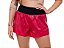 Shorts Fitness Curto Feminino ROMA com brilho Rosa Escuro - Imagem 1