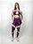 Calça Legging Fitness Feminino ROMA Bicolor Roxo/Rosa - Imagem 4