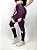 Calça Legging Fitness Feminino ROMA Bicolor Roxo/Rosa - Imagem 2