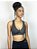 Top Fitness Médio Impacto Feminino ROMA Nadador Cinza - Imagem 1