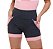 Shorts Fitness Curto Feminino ROMA Bicolor Cinza/Rosa - Imagem 1