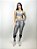 Calça Legging Fitness Longa Feminino ROMA Prata - Imagem 4