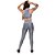 Calça Legging Fitness Longa Feminino ROMA Prata - Imagem 3