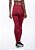 Calça Legging Fitness Longa Feminino ROMA Viés Frontal Vermelho Escuro - Imagem 2
