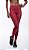 Calça Legging Fitness Longa Feminino ROMA Viés Frontal Vermelho Escuro - Imagem 1