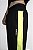 Calça Jogger Tactel recorte lateral Masculina Roma Preto / Verde - Imagem 2