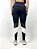 Calça Legging Fitness Longa Feminino ROMA Preta/Branca - Imagem 3