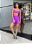 Shorts Fitness Feminino Roma Roxo Neon - Imagem 1