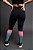 Legging com recorte Performance Feminina Roma Preto - Imagem 2