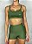 Shorts Fitness Curto Compress Feminino ROMA Verde Militar - Imagem 5