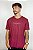 Camiseta de Algodão Carmine Masculina Bordô - Imagem 1