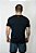 Camiseta Básica Masculina Algodão Roma - Preto - Imagem 4