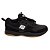 Tênis FreeDay Brooklyn preto logo branco - Imagem 1