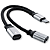 Adaptador USB C para USB C e P2 - Imagem 1