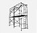 QUADRO ANDAIME FACHADEIRO SIMPLES C/ESCADA 1,20M - X 2,00M - Imagem 4