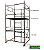 Sapata Fixa para Andaime em Aço 10x10x12 Und - Imagem 4
