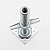 Sapata Ajustável 50cm Andaime Tubular Regulável Galvanizada - Imagem 3