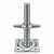 Sapata Ajustável 50cm Andaime Tubular Regulável Galvanizada - Imagem 2