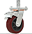 Roda Ajustável para andaime 6'' com rolamento e trava Kit 4 Un - Imagem 4