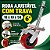 Roda Ajustável para andaime 6'' com rolamento e trava - Imagem 2